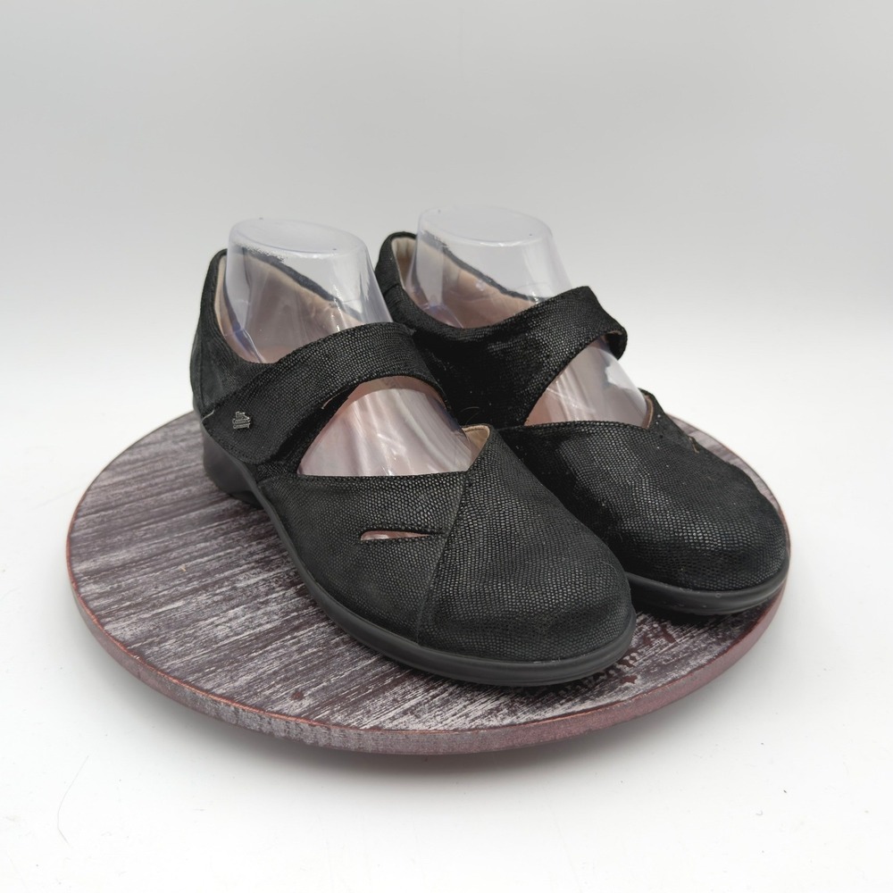 Finn Comfort Shoes Womens Size 5 Aquila Mary Jane Wedge Hook & Loop Leather